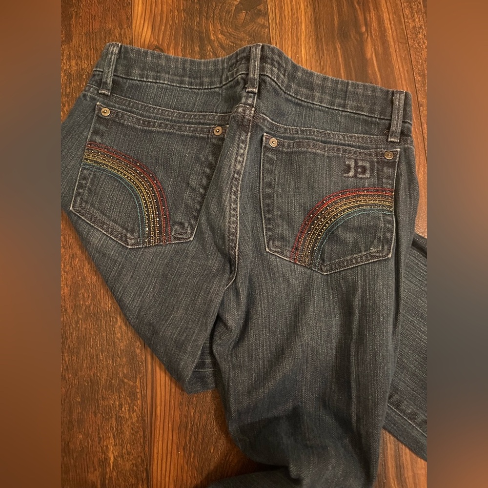 Joe's Jeans Indigo Denim with Embroidered Detail
